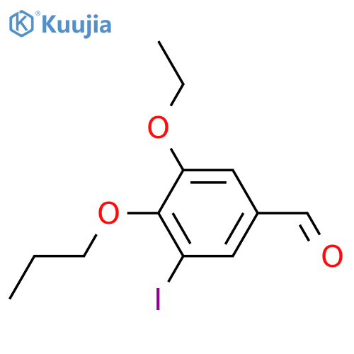 3-Ethoxy-5-iodo-4-propoxy-benzaldehyde structure