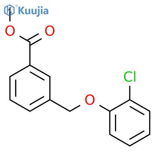 methyl 3-(2-chlorophenoxy)methylbenzoate structure