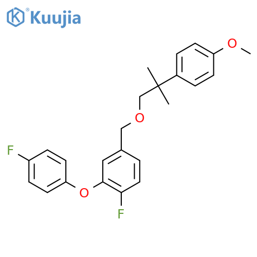 Benzene,1-fluoro-2-(4-fluorophenoxy)-4-[[2-(4-methoxyphenyl)-2-methylpropoxy]methyl]- structure