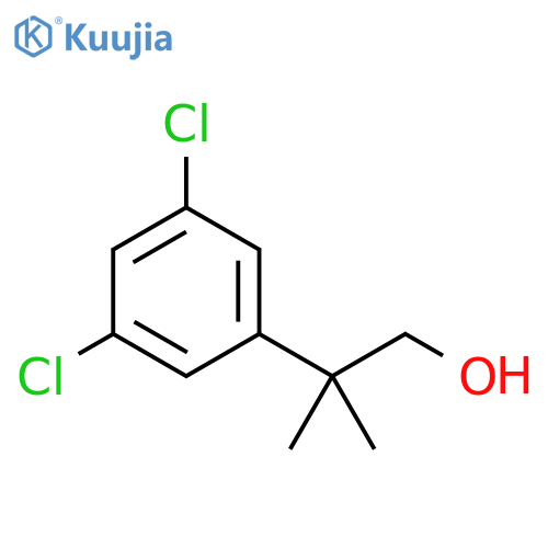 2-(3,5-dichlorophenyl)-2-methylpropan-1-ol structure