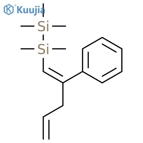 Disilane, pentamethyl[(1Z)-2-phenyl-1,4-pentadienyl]- structure