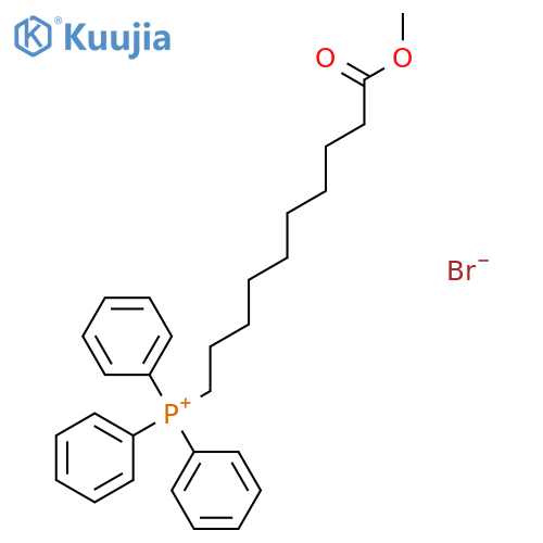 PHOSPHONIUM, (10-METHOXY-10-OXODECYL)TRIPHENYL-, BROMIDE structure