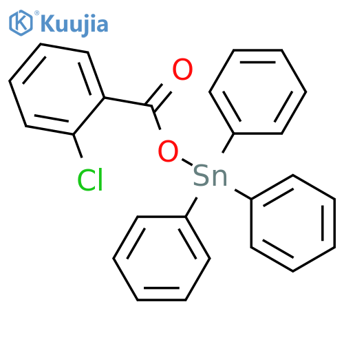 STANNANE, [(2-CHLOROBENZOYL)OXY]TRIPHENYL- structure