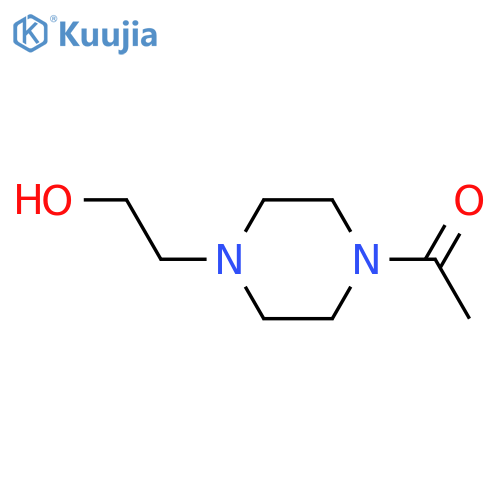 1-4-(2-Hydroxyethyl)-1-piperazinylethanone structure