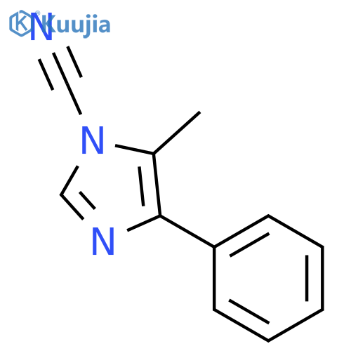 1H-Imidazole-1-carbonitrile, 5-methyl-4-phenyl- structure