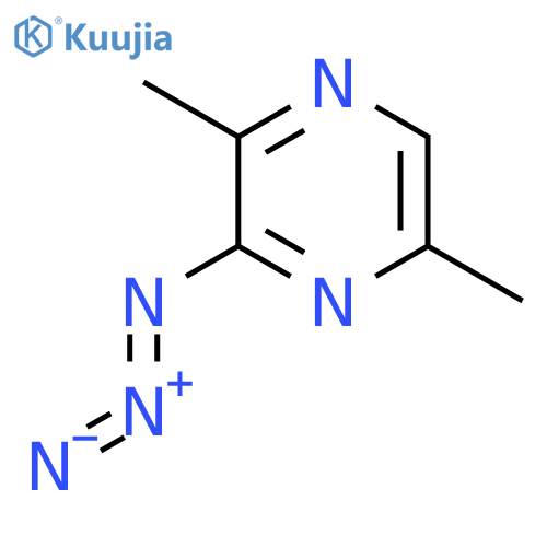Pyrazine, 3-azido-2,5-dimethyl- structure