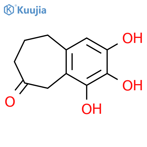 2,3,4-Trihydroxy-5,7,8,9-tetrahydro-6H-benzo[7]annulen-6-one structure