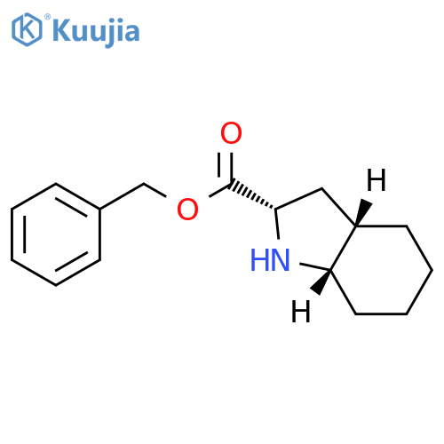 1H-Indole-2-carboxylicacid, octahydro-, phenylmethyl ester, (2S,3aS,7aS)- structure