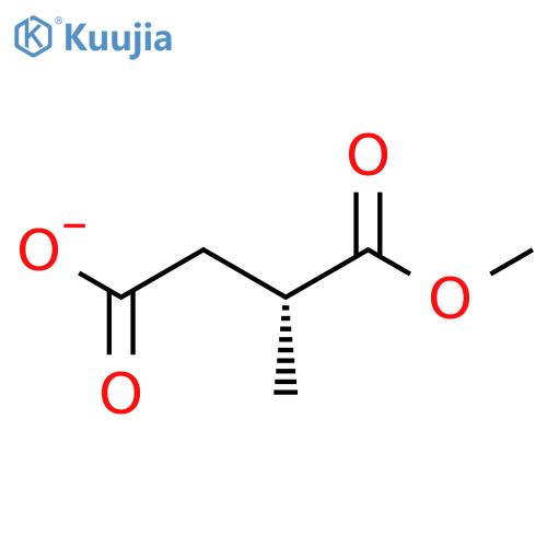 Butanedioic acid, methyl-, 1-methyl ester, (R)- structure