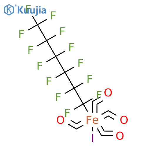 IRON, TETRACARBONYLIODO(TRIDECAFLUOROHEXYL)- structure