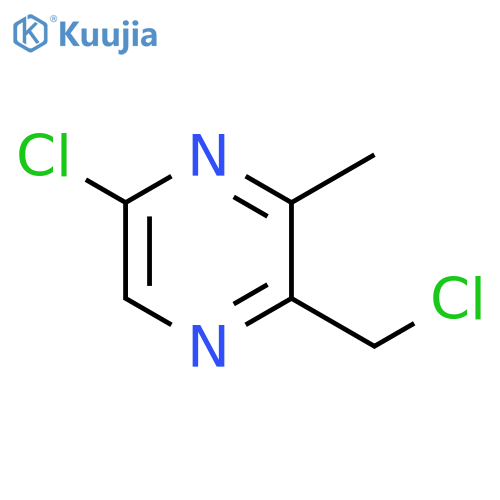 5-chloro-2-(chloromethyl)-3-methyl-pyrazine structure