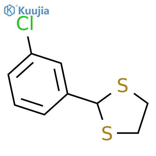 2-(3-chlorophenyl)-1,3-dithiolane structure