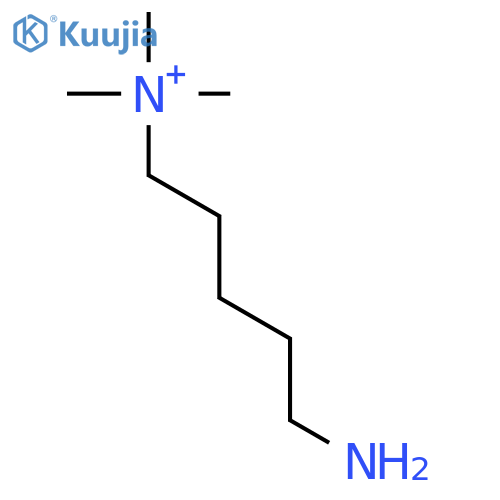 (5-Amino-pentyl)-trimethyl-ammonium structure