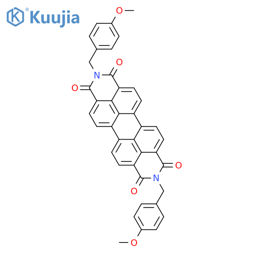 Anthra[2,1,9-def:6,5,10-d'e'f']diisoquinoline-1,3,8,10(2H,9H)-tetrone,2,9-bis[(4-methoxyphenyl)methyl]- structure