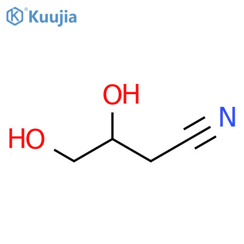 3,4-dihydroxybutanenitrile structure