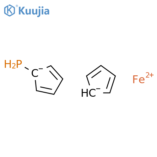 Ferrocene, phosphino- structure