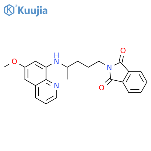 2-4-(6-Methoxy-8-quinolinyl)aminopentyl-1H-isoindole-1,3(2H)-dione structure