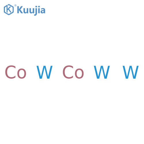 Cobalt, compd. with tungsten (2:3) structure