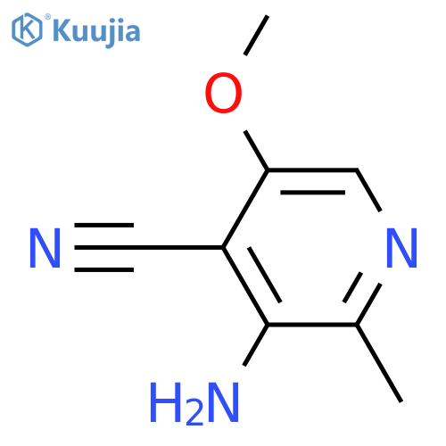 4-Pyridinecarbonitrile,3-amino-5-methoxy-2-methyl- structure