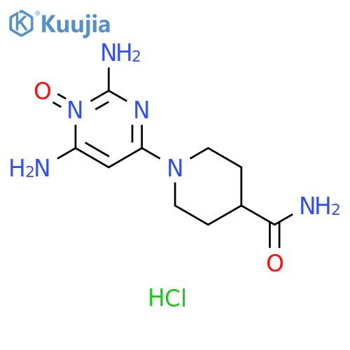1-[(2e)-6-amino-1-hydroxy-2-imino-1,2-dihydro-4-pyrimidinyl]-4-π Peridinecarboxamide Hydrochloride (1:1) structure