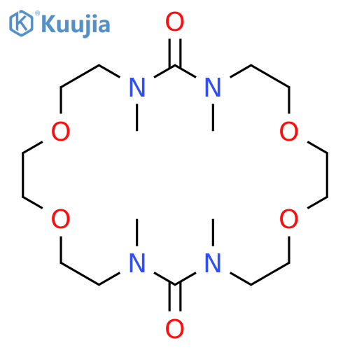1,9,12,20-Tetraoxa-4,6,15,17-tetraazacyclodocosane-5,16-dione, 4,6,15,17-tetramethyl- structure