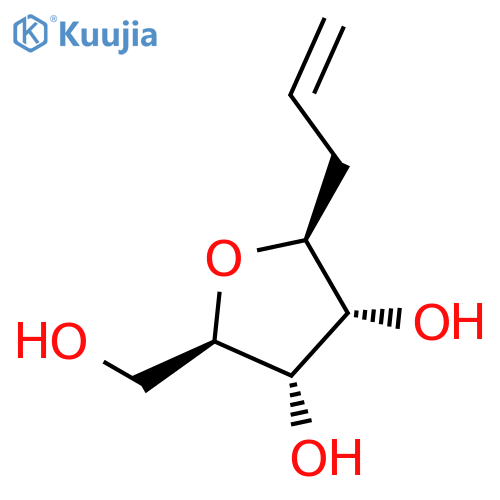 D-allo-Oct-1-enitol, 4,7-anhydro-1,2,3-trideoxy- structure