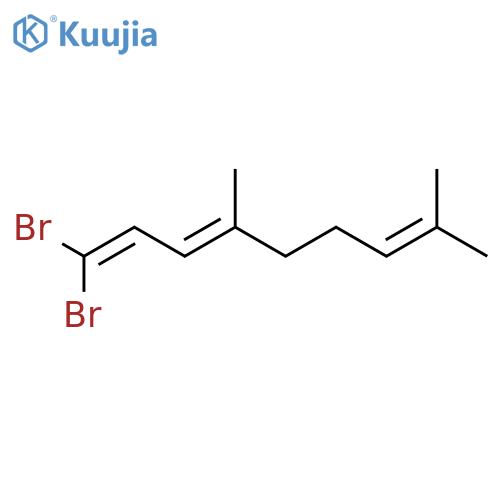 1,3,7-Nonatriene, 1,1-dibromo-4,8-dimethyl-, (3E)- structure