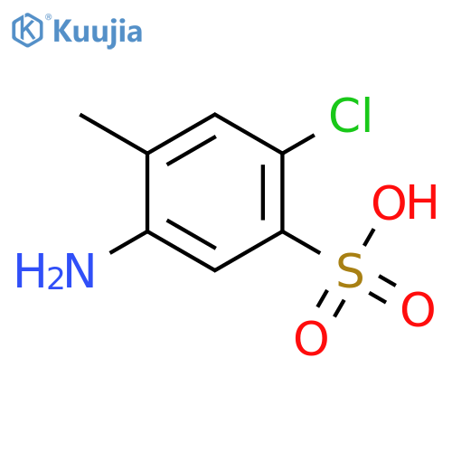 5-Amino-2-chloro-4-methylbenzenesulfonic acid structure