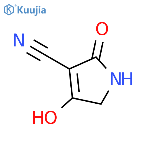 2,5-dihydro-4-hydroxy-2-oxo-1H-Pyrrole-3-carbonitrile structure