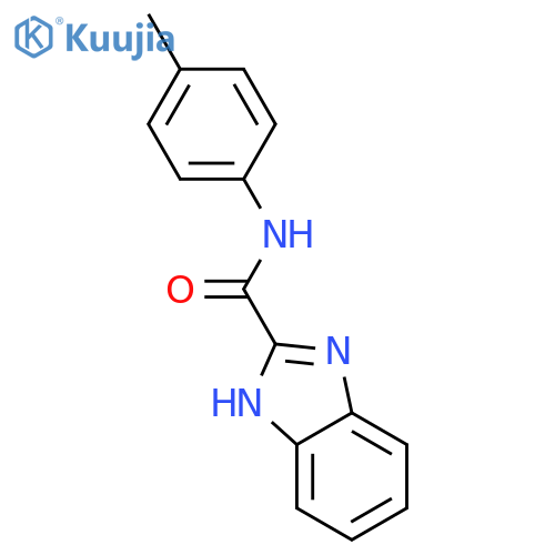 1H-BENZIMIDAZOLE-2-CARBOXAMIDE, N-(4-METHYLPHENYL)- structure