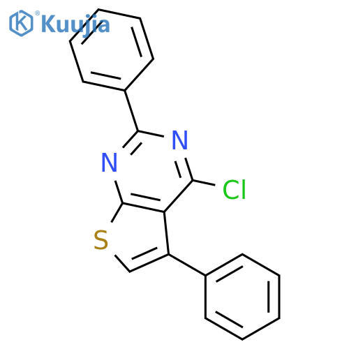 4-chloro-2,5-diphenylthieno2,3-dpyrimidine structure
