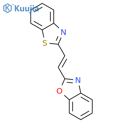 Benzoxazole, 2-[2-(2-benzothiazolyl)ethenyl]- structure