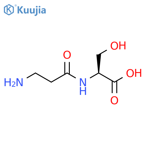 BETA-ALANYL-L-SERINE structure