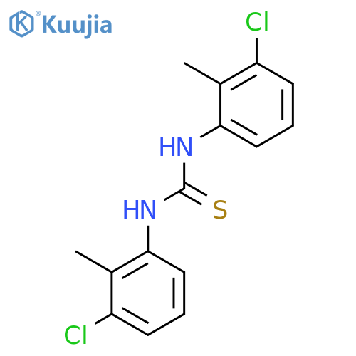 THIOUREA, N,N'-BIS(3-CHLORO-2-METHYLPHENYL)- structure