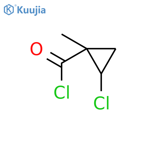 Cyclopropanecarbonylchloride, 2-chloro-1-methyl- structure