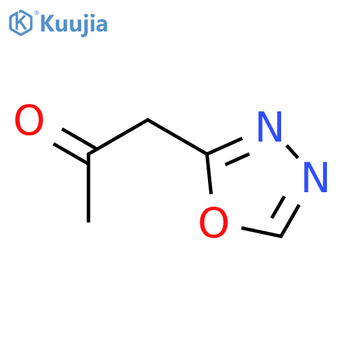 2-Propanone, 1-(1,3,4-oxadiazol-2-yl)- structure