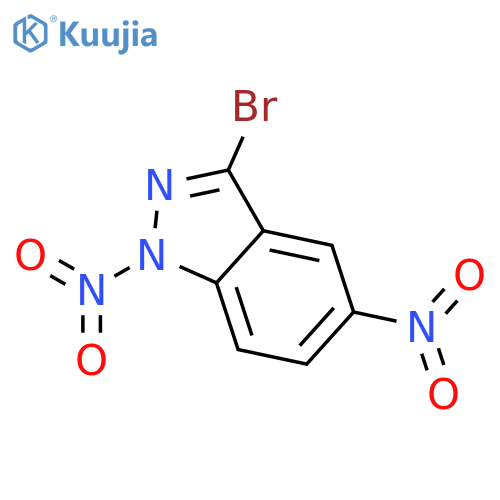 3-bromo-1,5-dinitroindazole structure