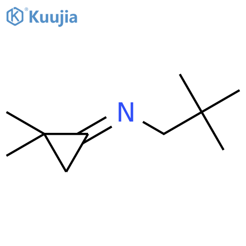 1-Propanamine, N-(2,2-dimethylcyclopropylidene)-2,2-dimethyl-, (E)- structure