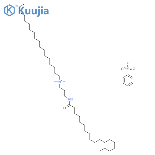 Dimethyl(octadecyl)(3-(stearoylamino)propyl)ammonium toluene-p-sulphonate structure