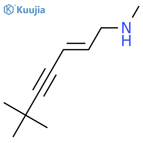 1-Chloro-6,6-dimethyl-2-heptene-4-yne structure