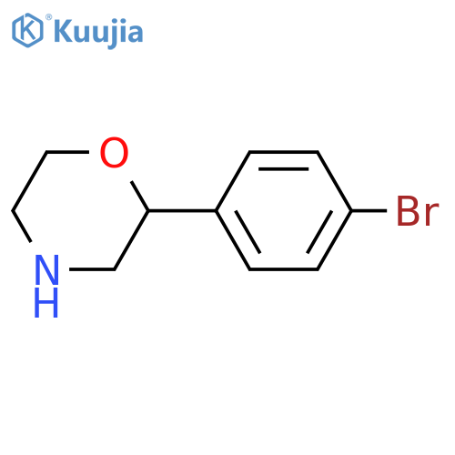 2-(4-Bromophenyl)morpholine structure
