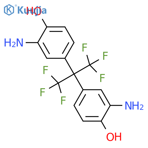 2,2-Bis(3-Amino-4-hydroxyphenyl(hexafluoropropane)) structure