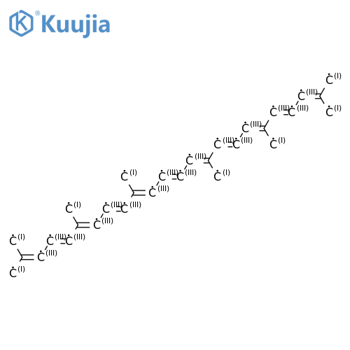 2,4,6,8,10,12,14,16,18,20,22-Tetracosaundecaene,2,6,10,15,19,23-hexamethyl-,(2E,4E,6E,8E,10E,12E,14E,16E,18E,20E,22E)- structure