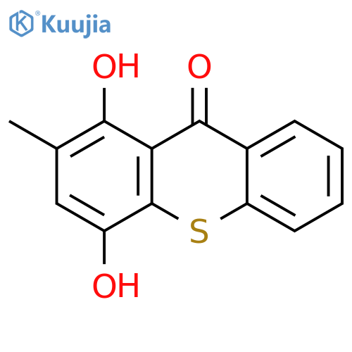 9H-Thioxanthen-9-one, 1,4-dihydroxy-2-methyl- structure