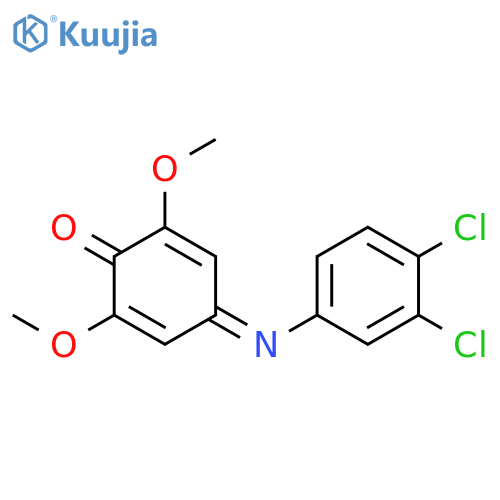 2,5-CYCLOHEXADIEN-1-ONE, 4-[(3,4-DICHLOROPHENYL)IMINO]-2,6-DIMETHOXY- structure