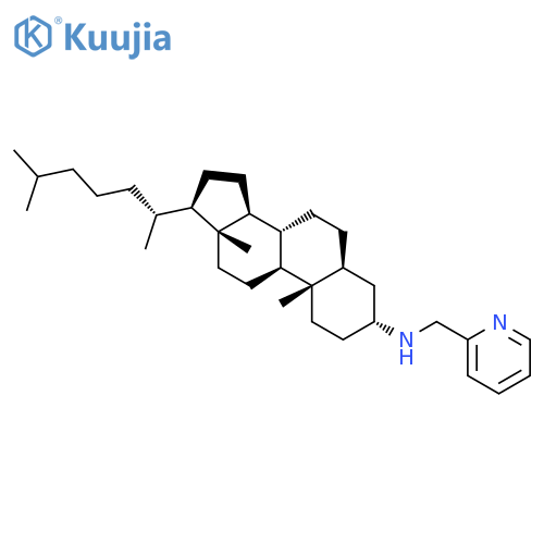 2-Pyridinemethanamine, N-(3a,5a)-cholestan-3-yl- structure