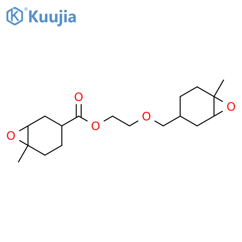 7-Oxabicyclo[4.1.0]heptane-3-carboxylic acid, 6-methyl-, 2-[(6-methyl-7-oxabicyclo[4.1.0]hept-3-yl)methoxy]ethyl ester structure