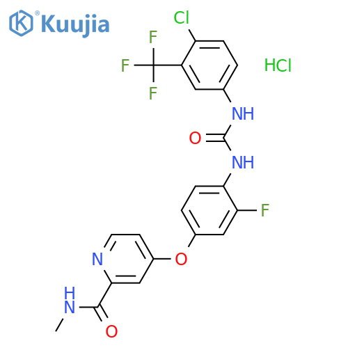 Regorafenib Hydrochloride structure