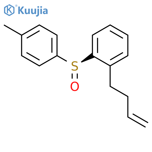Benzene, 1-(3-butenyl)-2-[(S)-(4-methylphenyl)sulfinyl]- structure