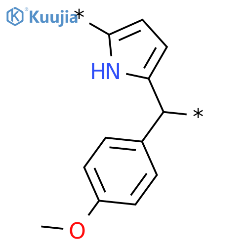 Poly[1H-pyrrole-2,5-diyl[(4-methoxyphenyl)methylene]] structure